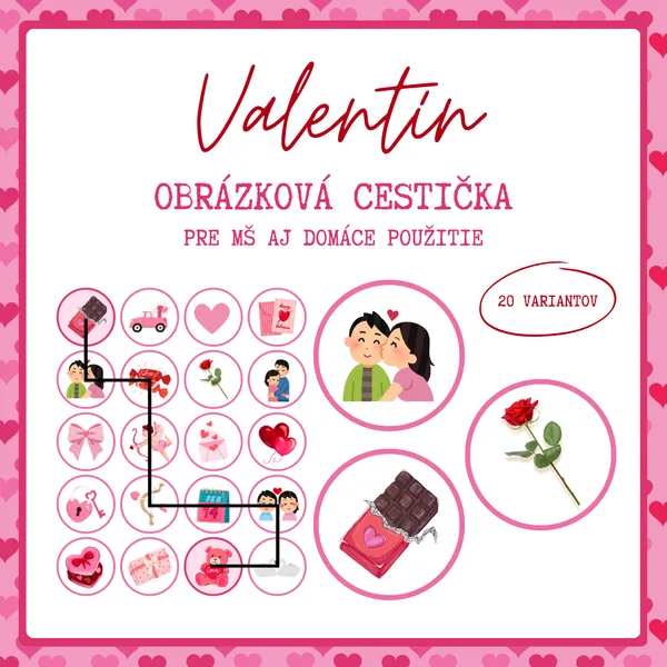 Valentín – obrázková cestička