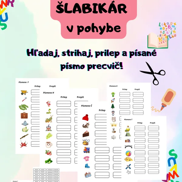 Písmenkový šlabikár v pohybe