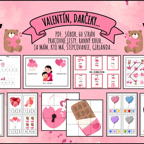 Valentín, darčeky a valentínky