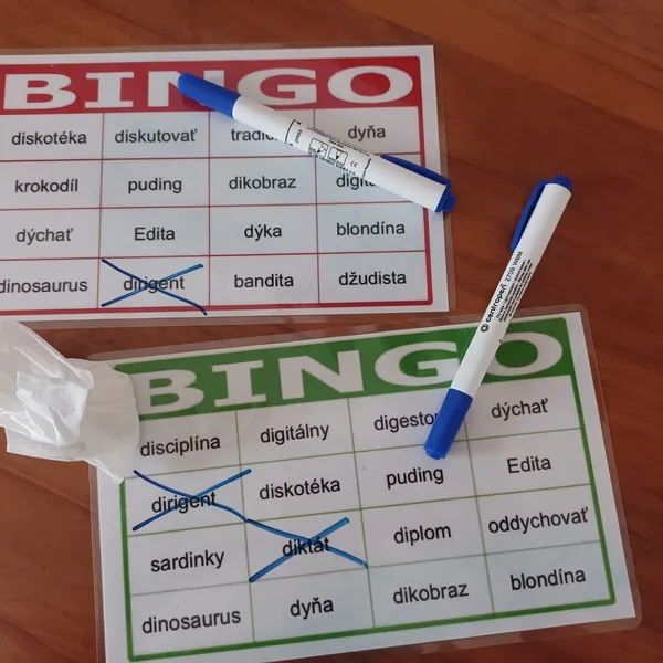 Bingo - Tvrdé spoluhlásky + slová - výnimky