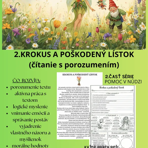 2. Krokus- čítanie s porozumením