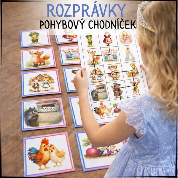 Rozprávky - pohybový chodníček