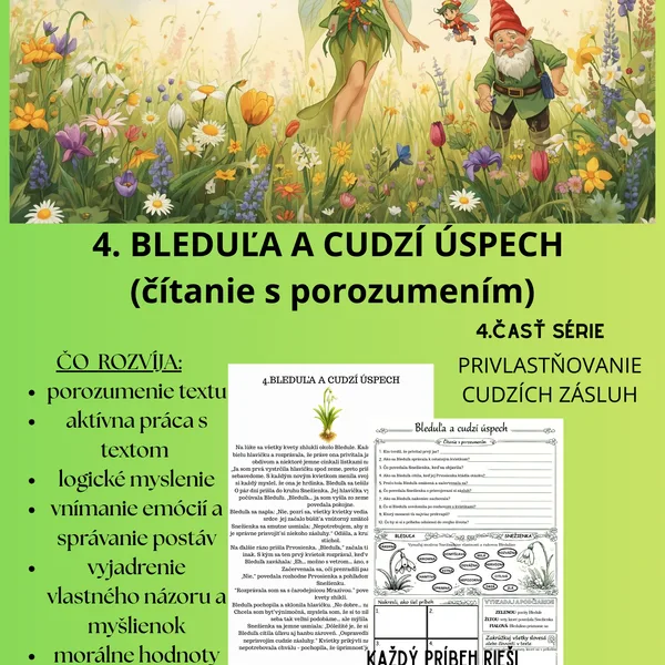 4. Bleduľa- čítanie s porozumením