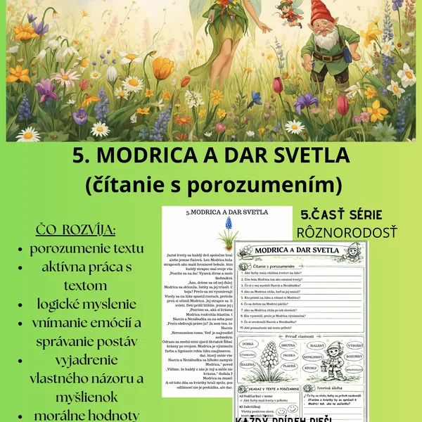 5. Modrica- čítanie s porozumením