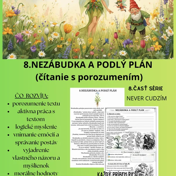 8. Nezábudka- čítanie s porozumením