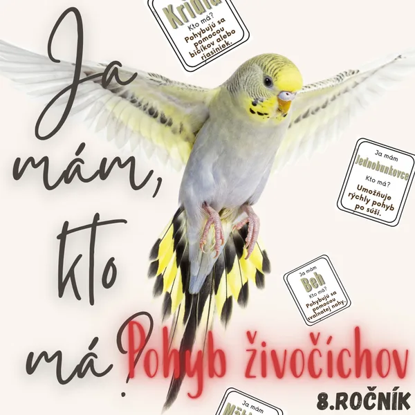 Ja mám, kto má? - Pohyb živočíchov