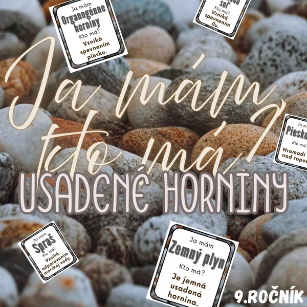 Ja mám, kto má? - Usadené horniny