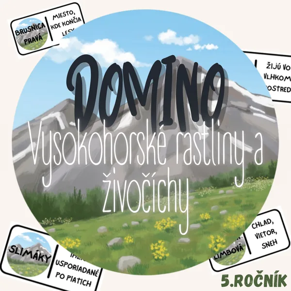 Domino - Vysokohorské rastliny a živočíchy