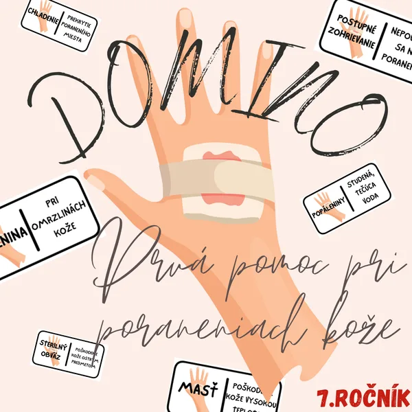 Domino - Prvá pomoc pri poraneniach kože