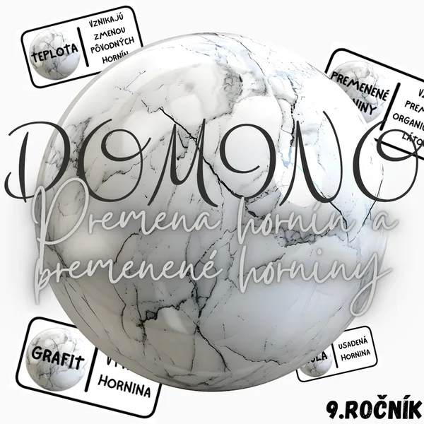 Domino - Premena hornín a premenené horniny