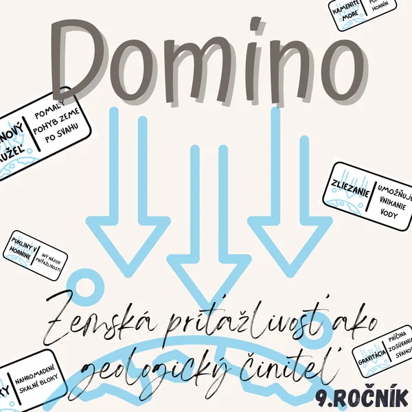 Domino - Zemská príťažlivosť ako geologický činiteľ