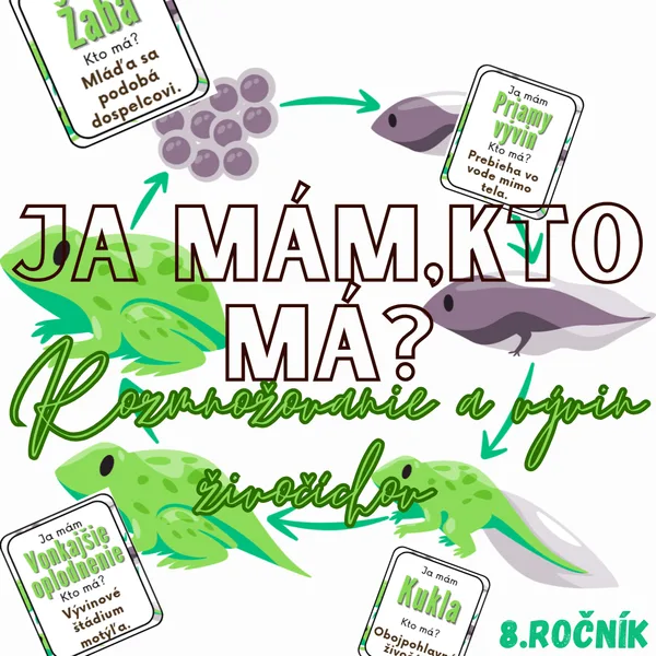 Ja mám, kto má? - Rozmnožovanie a vývin živočíchov 