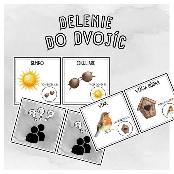 Delenie do dvojíc
