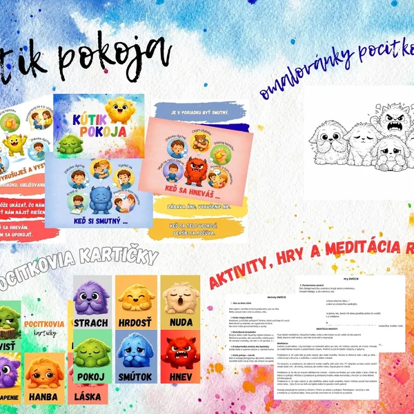 EMÓCIE - KÚTIK POKOJA - POCITKOVIA