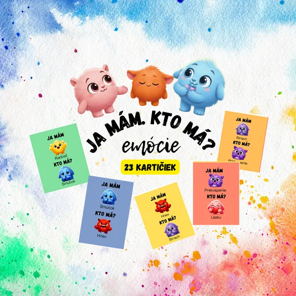 Emócie- hra JA MÁM. KTO MÁ? - Príšerky