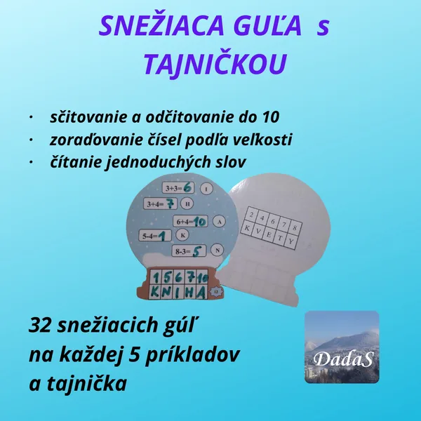 Snežiace gule s tajničkou