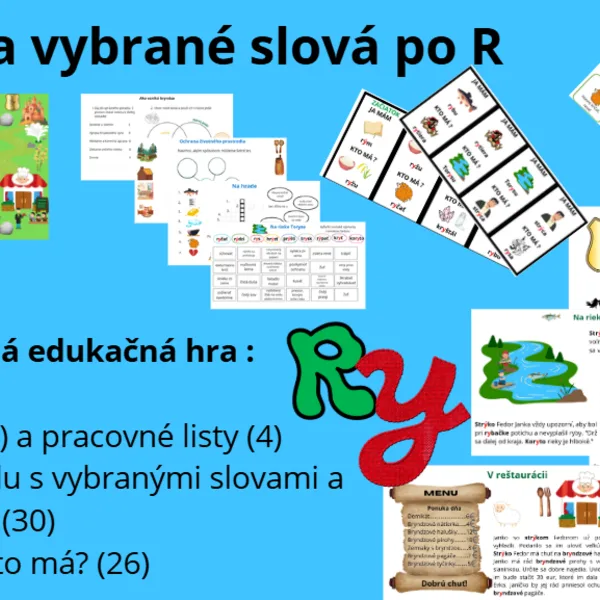 Hravo na vybrané slová po R