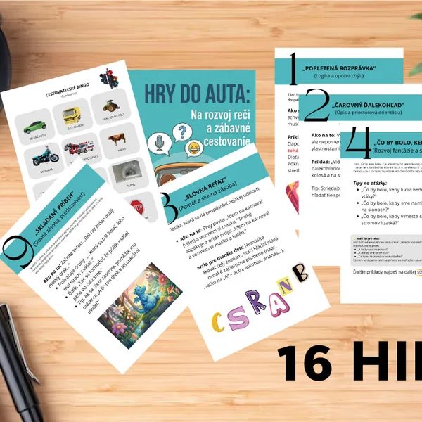 HRY (nielen) do auta: Na rozvoj reči a zábavné cestovanie.