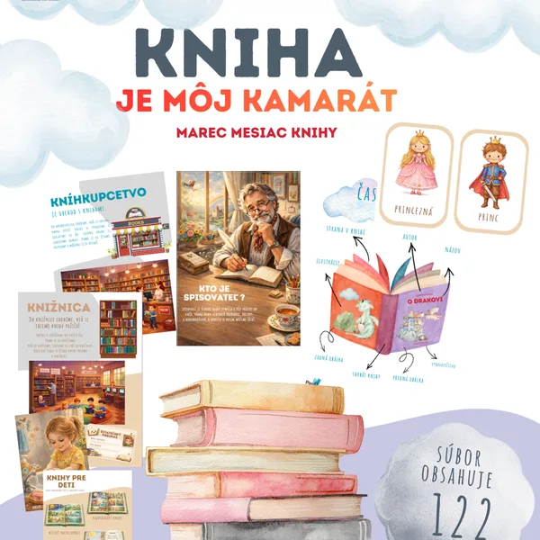 Kniha je môj kamarát - marec mesiac knihy