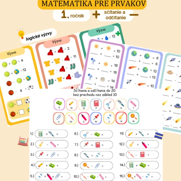 Sčítanie a odčítanie pre prvákov