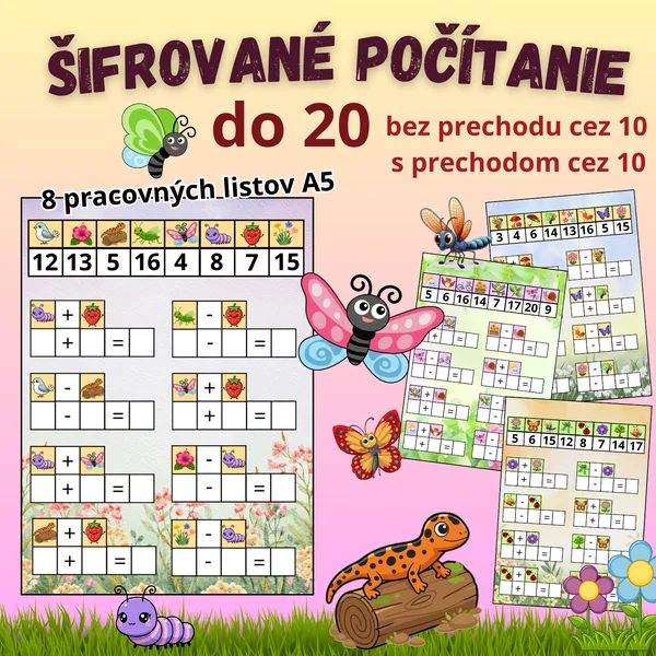 Matematické šifrovačky do 20