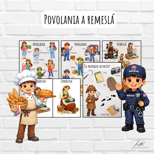 Povolania, Čím chcem byť, práca
