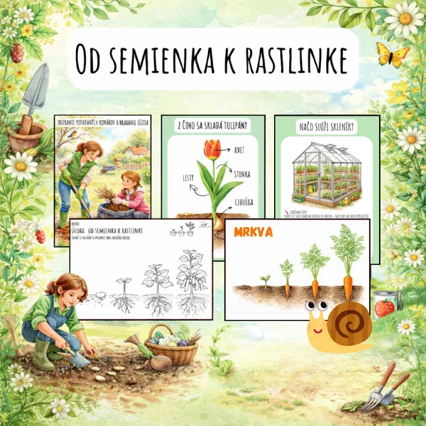Od semienka k rastlinke, Jar, Jar v záhrade
