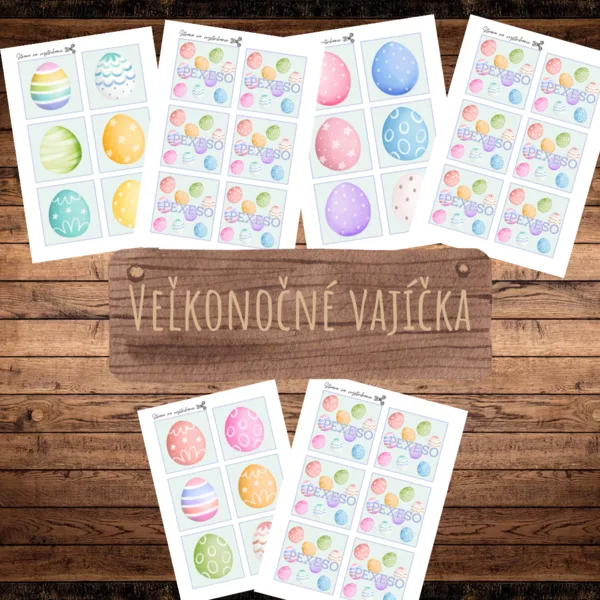 Veľkonočné vajíčka- pexeso