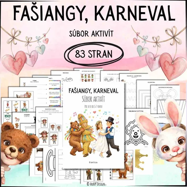 Fašiangy, karneval - Súbor aktivít