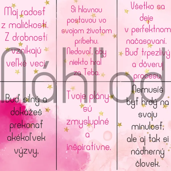 Motivačné kartičky