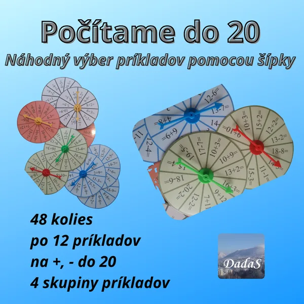 Počítame do 20 - kruhy