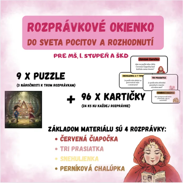 Rozprávkové okienko do sveta pocitov a rozhodnutí