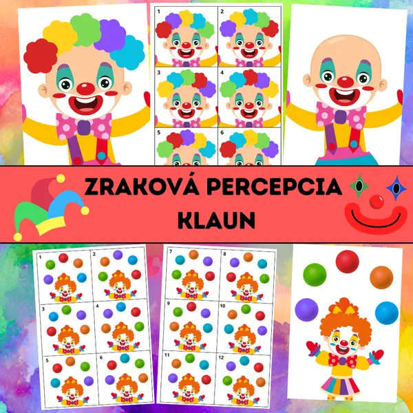 Zraková percepcia: Klaun