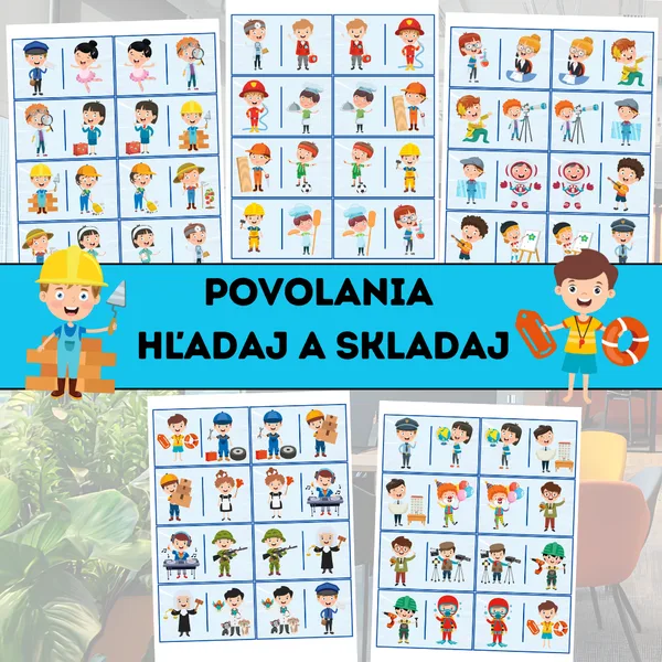 Povolania: hľadaj a skladaj