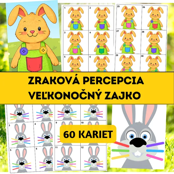 Zraková percepcia: Veľkonočný zajko