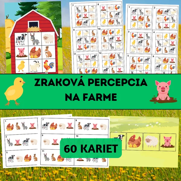 Zraková percepcia: Na farme