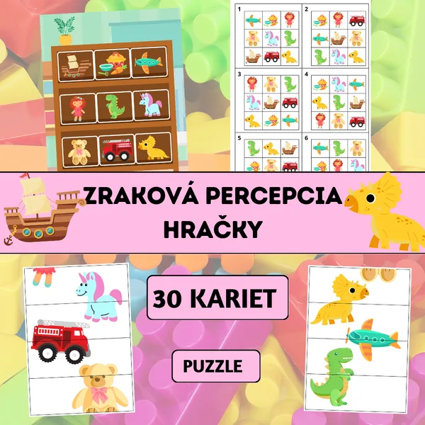 Zraková percepcia: Hračky