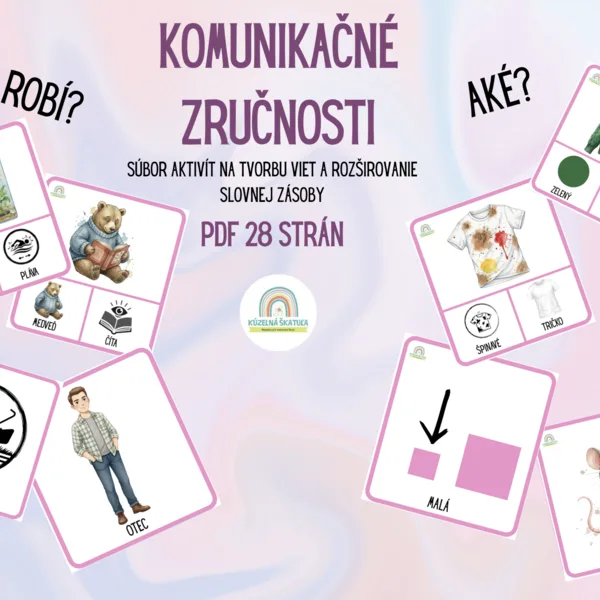 Komunikačné zručnosti - tvorba jednoduchých viet