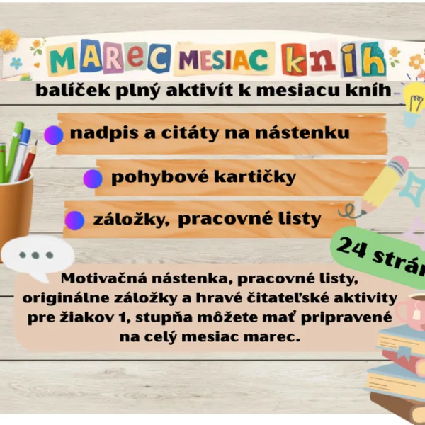 Marec mesiac knihy
