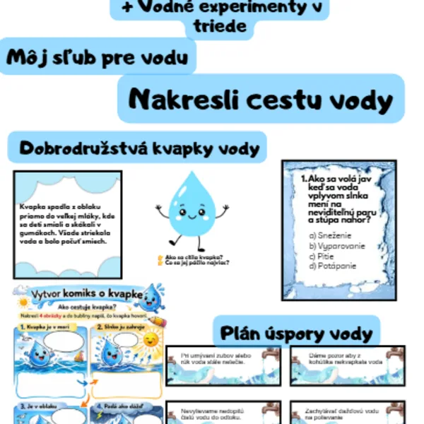 Tematický balíček „Objavujeme vodu“