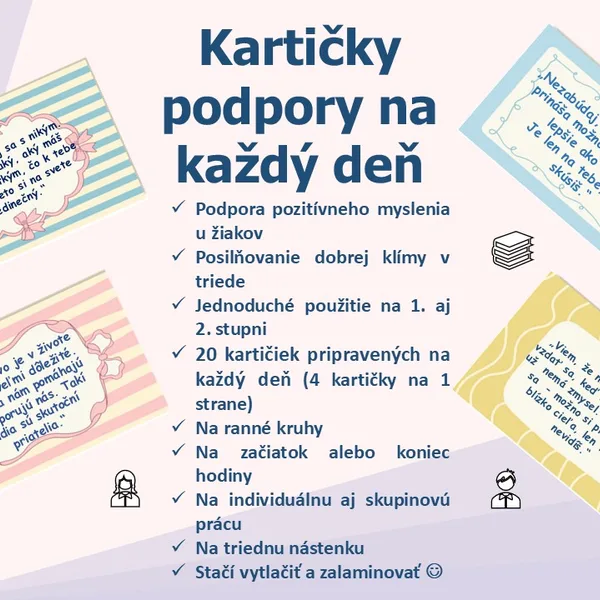 Kartičky podpory na každý deň :)