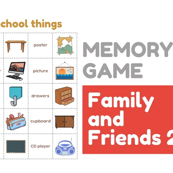 Family and Friends 2 - memory game
