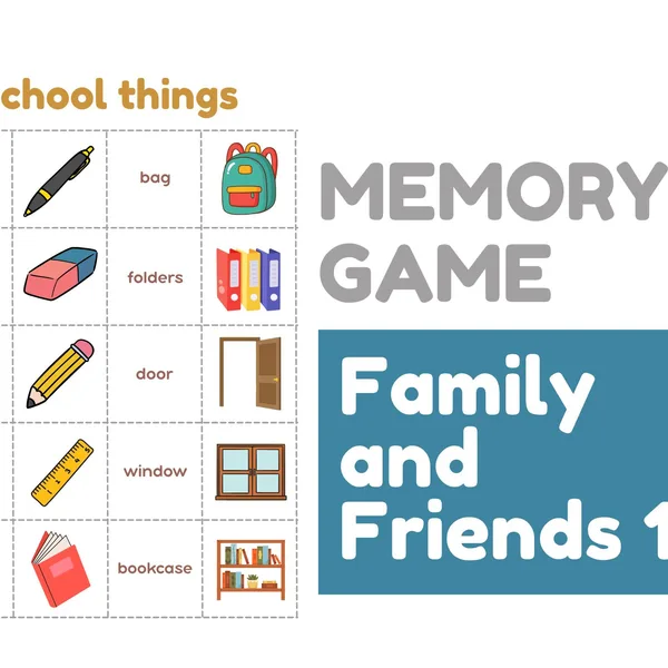 Family and Friends 1 - memory game