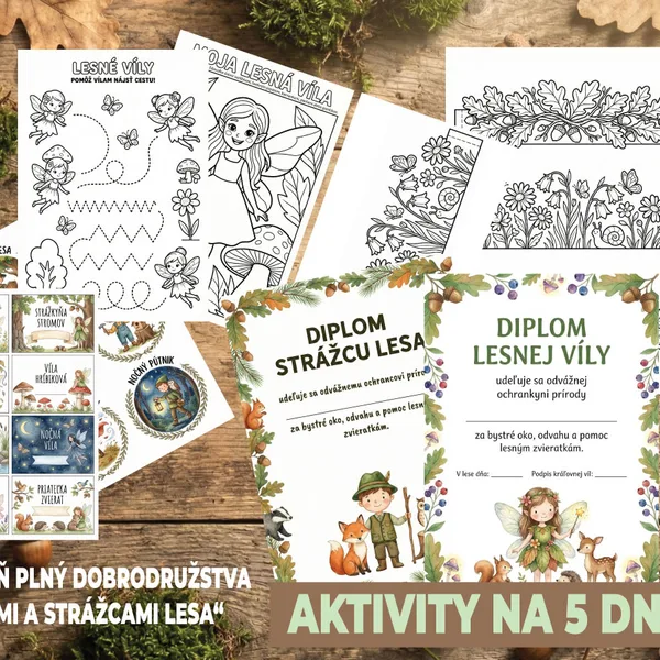 Týždeň plný dobrodružstva s vílami a strážcami lesa