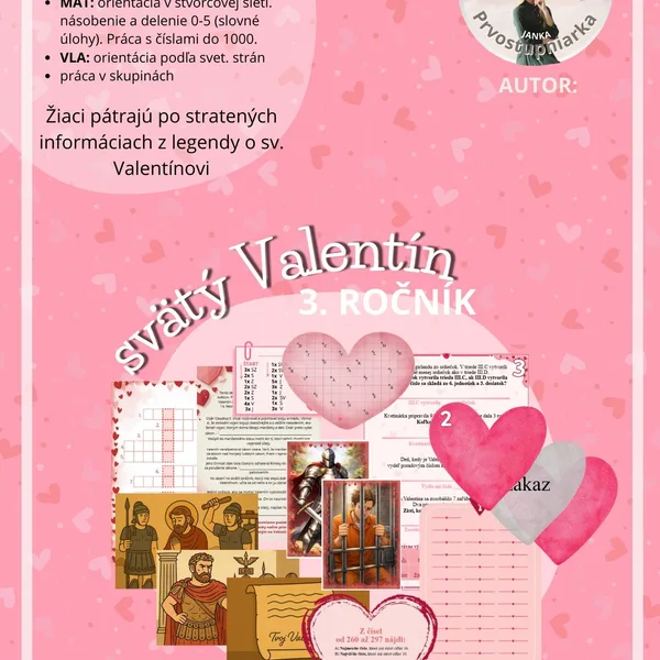 Valentín - tematický deň