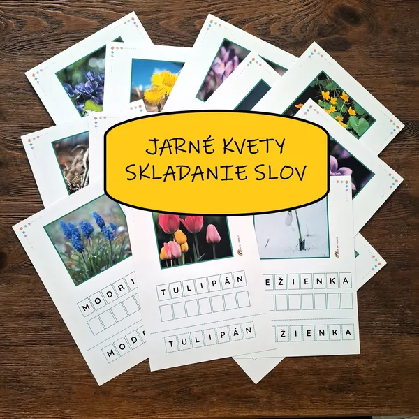 JARNÉ KVETY - SKLADANIE SLOV