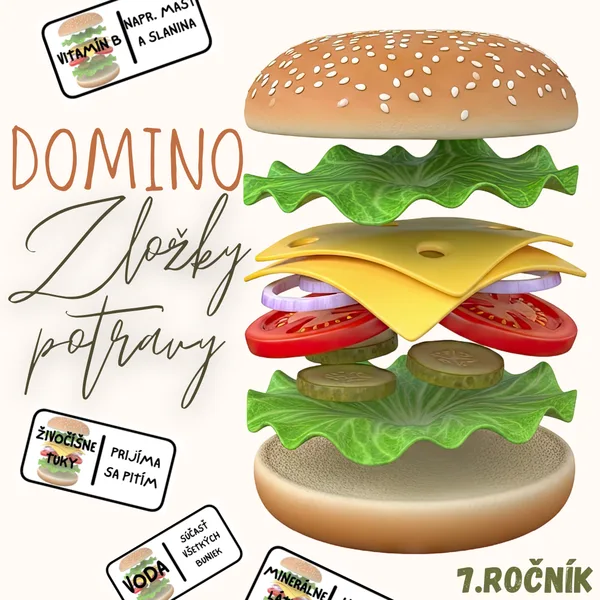 Domino - Zložky potravy