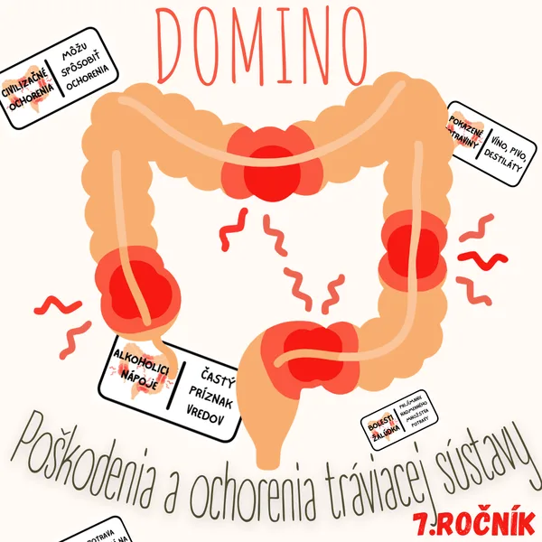 Domino - Poškodenia a ochorenia tráviacej sústavy