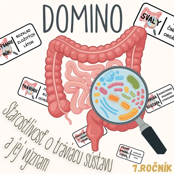 Domino - Starostlivosť o tráviacu sústavu a jej význam