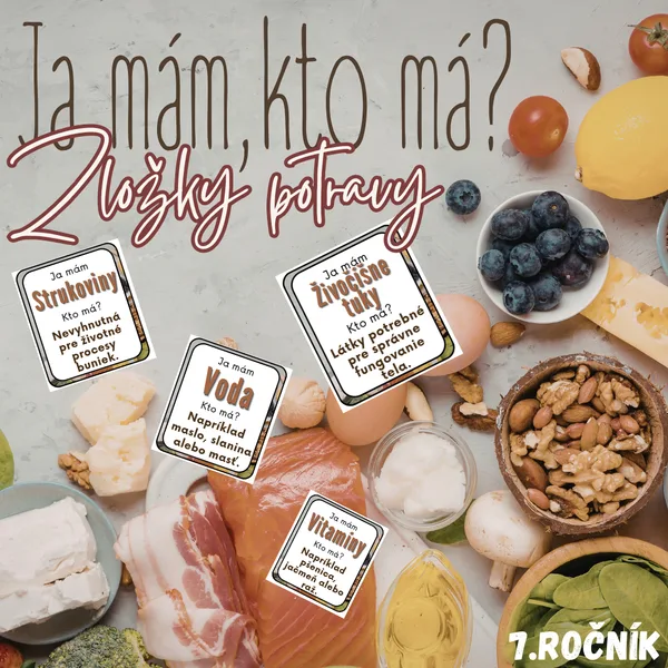 Ja mám, kto má? - Zložky potravy